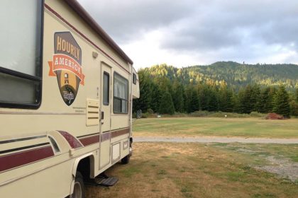 RVing through the redwoods in California