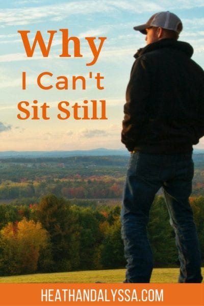 Do you ever feel like you can't sit still? This is how it's always been for me. In this post, I will share some ways that I am trying to slow things down.