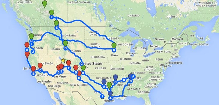 Our Summer Travel Route Is Planned! (Kind of)