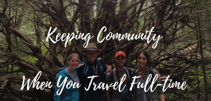 community when you travel full-time