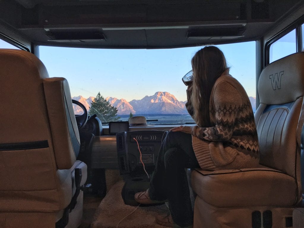 Boondocking in the Teton Mountains