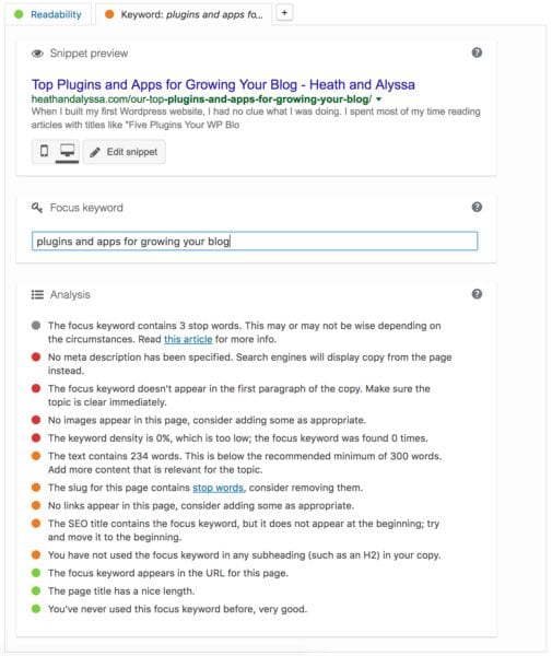 yoast seo plugin