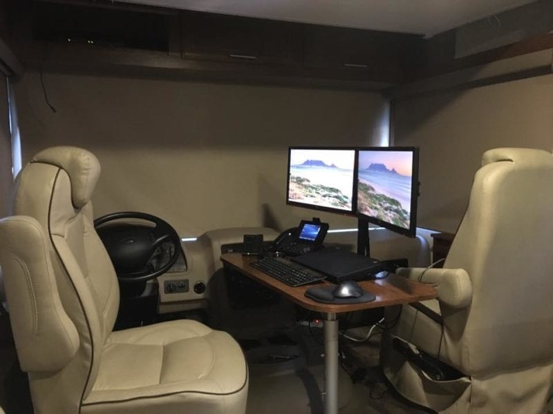 Mark Roberts office set-up