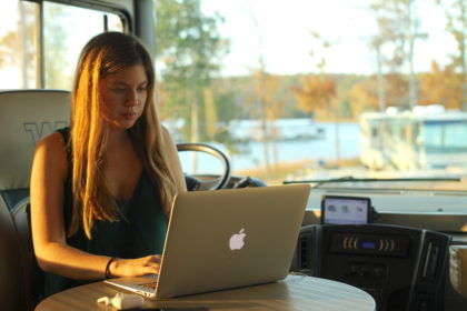 working in the rv alyssa