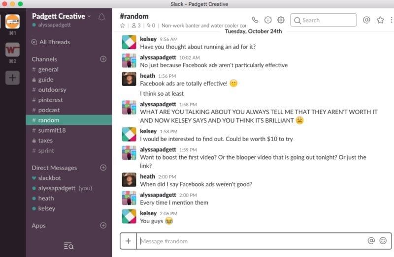 slack