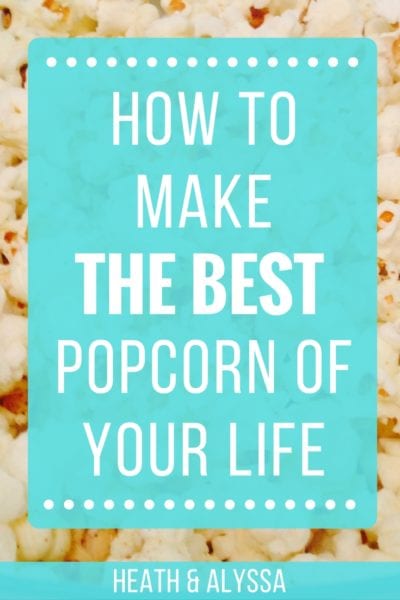 homemade popcorn recipe