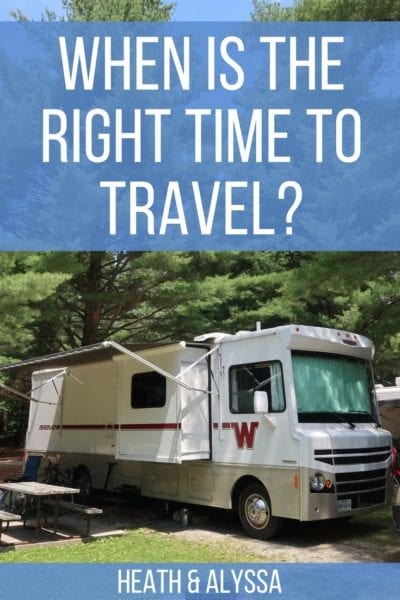 the right time to travel