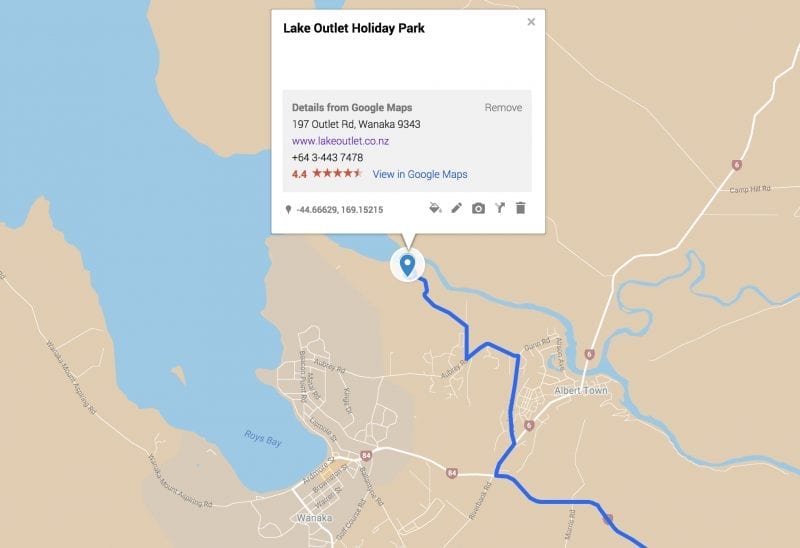 lake outlet holiday park