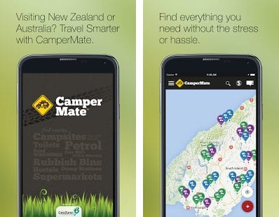 campermate helps you find the best campsites in New Zealand
