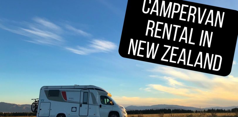 picking up our campervan rental in new zealand
