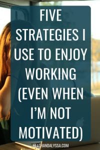 i'm not motivated