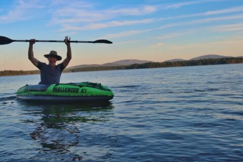 heath kayaking in maine