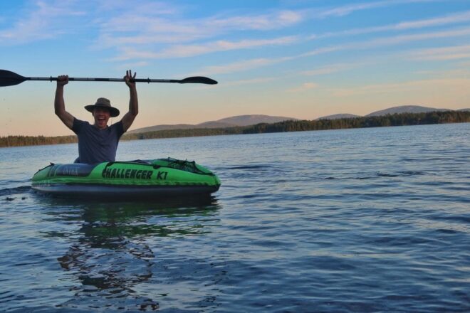heath kayaking in maine