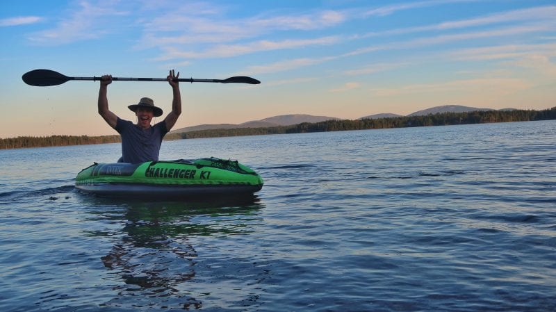heath kayaking in maine