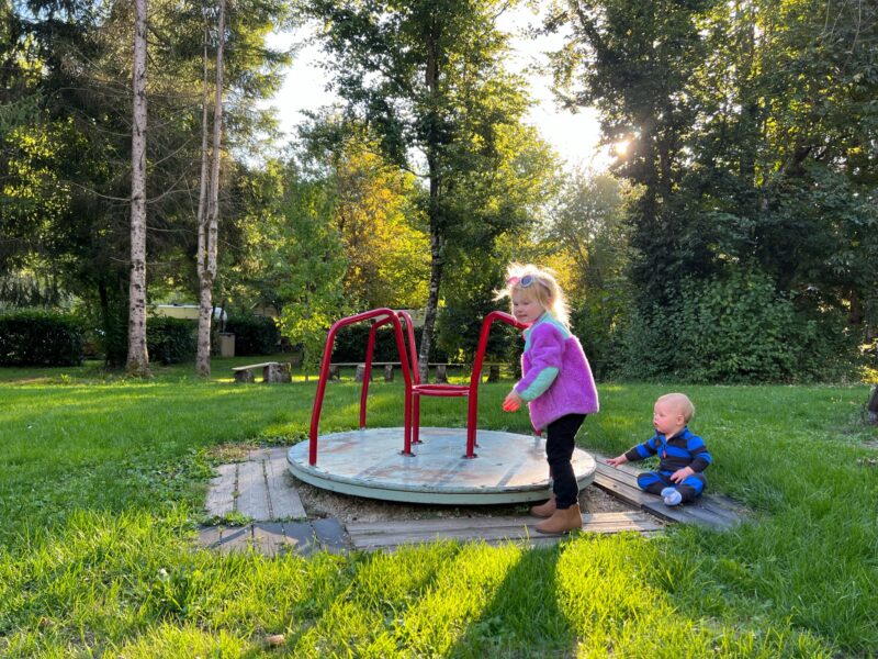 french campground playground campervan campsite france