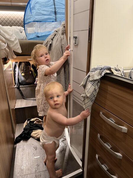 motorhome shower europe